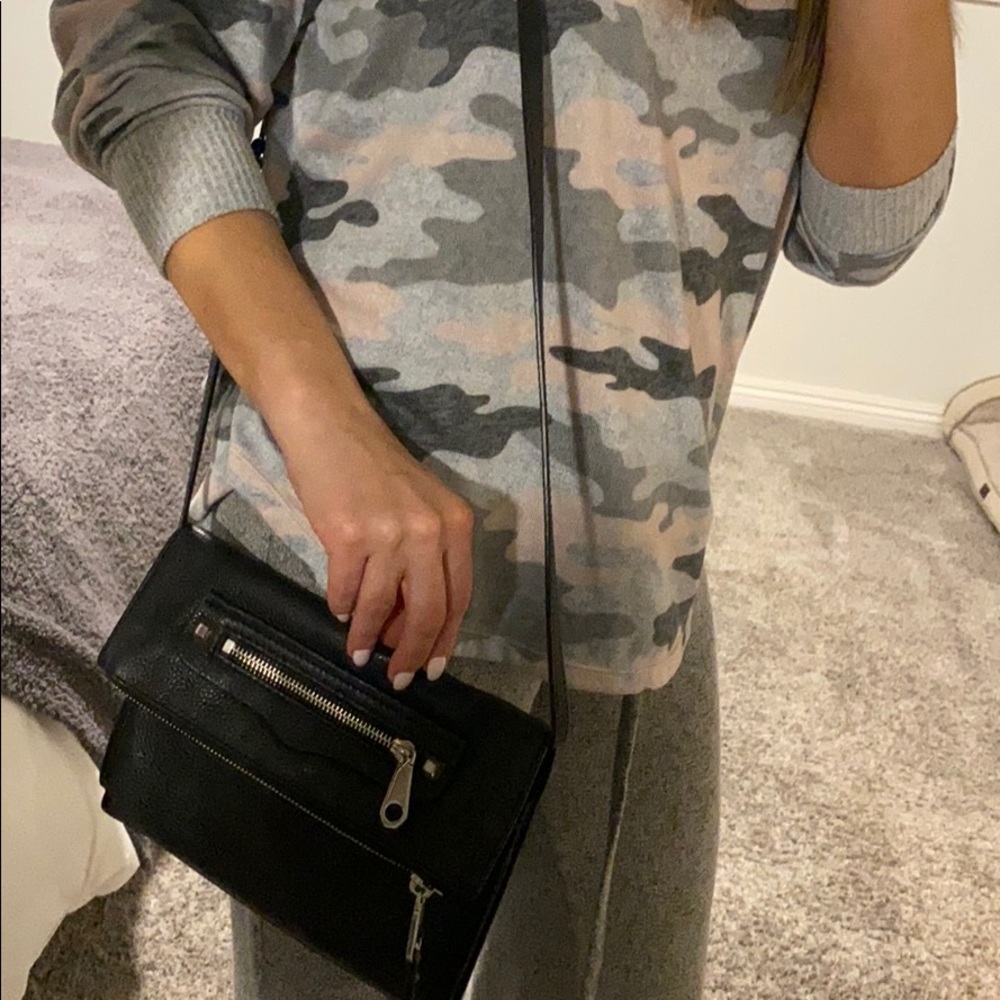 Rebecca Minkoff black leather crossbody